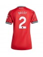 Manchester United Diogo Dalot #2 Zenski Domaci Dres 2025-26 Kratak Rukavima